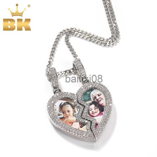 pendant necklaces the bling king broken heart p magnetic frame pendant 2 pictures iced out cubic zirconia hiphop jewelry valentine's da, Silver
pendant necklaces the bling king broken heart p magnetic frame pendant 2 pictures iced out cubic zirconia hiphop jewelry valentine's da, Silver