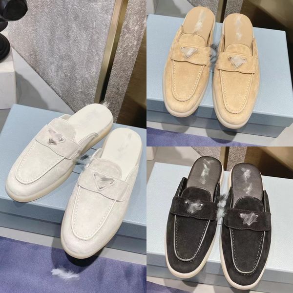 classic black beige triangle loafer sandal mules 35-40 women size half slipper suede leather sandals pr cowhide slides trainer slip flip flo
classic black beige triangle loafer sandal mules 35-40 women size half slipper suede leather sandals pr cowhide slides trainer slip flip flo