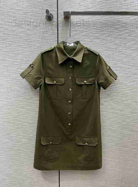 street style dresses designer 2023 spring summer lapel neck short sleeve fashion milan runway dress brand same womens pk8c, Black;pink
street style dresses designer 2023 spring summer lapel neck short sleeve fashion milan runway dress brand same womens pk8c, Black;pink