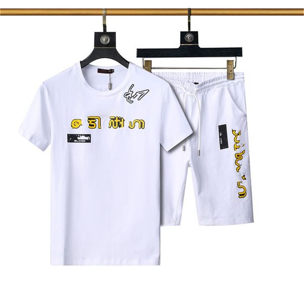 men's tracksuits men's t-shirts set cotton tracksuit 2 piece outfits fashion print summer man clothing short sleeved sets -3xl ss, Gray
men's tracksuits men's t-shirts set cotton tracksuit 2 piece outfits fashion print summer man clothing short sleeved sets -3xl ss, Gray