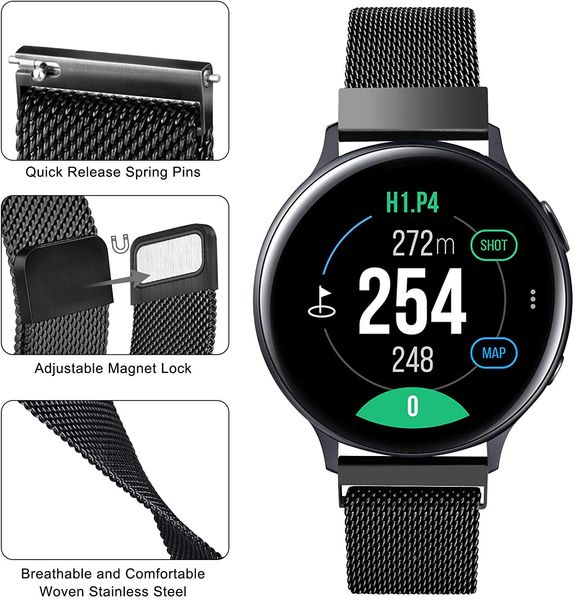 20mm 22mm stainless steel magnetic strap for samsung galaxy watch 4/classic/40mm-46mm huawei gt/2/3/pro strap, Black;brown
20mm 22mm stainless steel magnetic strap for samsung galaxy watch 4/classic/40mm-46mm huawei gt/2/3/pro strap, Black;brown