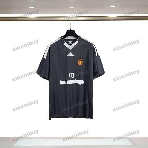 xinxinbuy men designer tee t shirt 23ss letter embroidery fabric football short sleeve cotton women white black blue xs-2xl, Black;brown
xinxinbuy men designer tee t shirt 23ss letter embroidery fabric football short sleeve cotton women white black blue xs-2xl, Black;brown