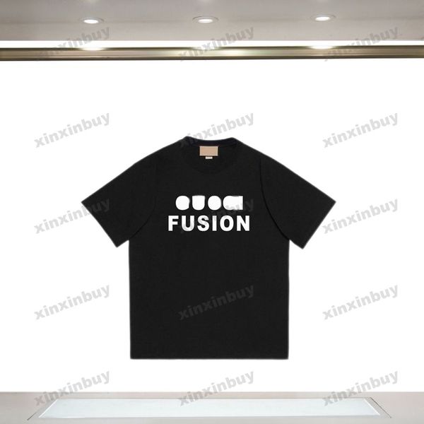 xinxinbuy men designer tee t shirt 23ss wave letter print short sleeve cotton women black apricot xs-l, Black;brown
xinxinbuy men designer tee t shirt 23ss wave letter print short sleeve cotton women black apricot xs-l, Black;brown