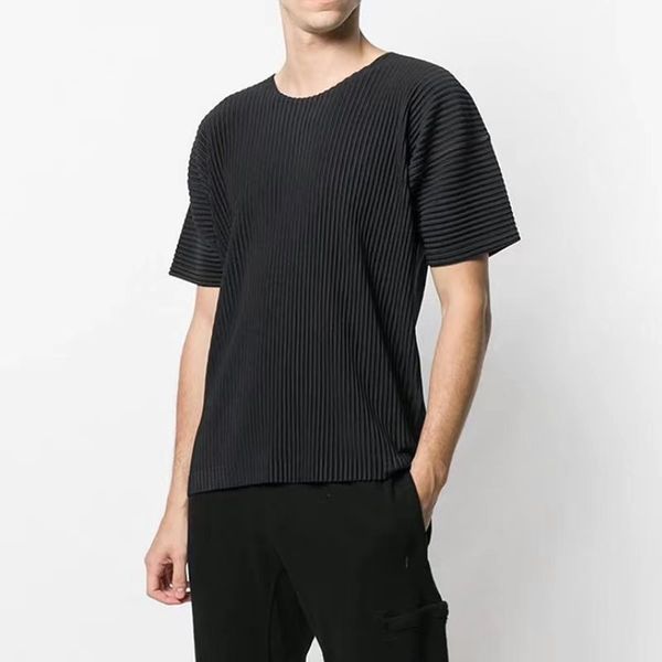 men's hoodies pleated short sleeve t-shirt men's loose casual five-quarter sleeve solid color fashion personality t, White;black
men's hoodies pleated short sleeve t-shirt men's loose casual five-quarter sleeve solid color fashion personality t, White;black