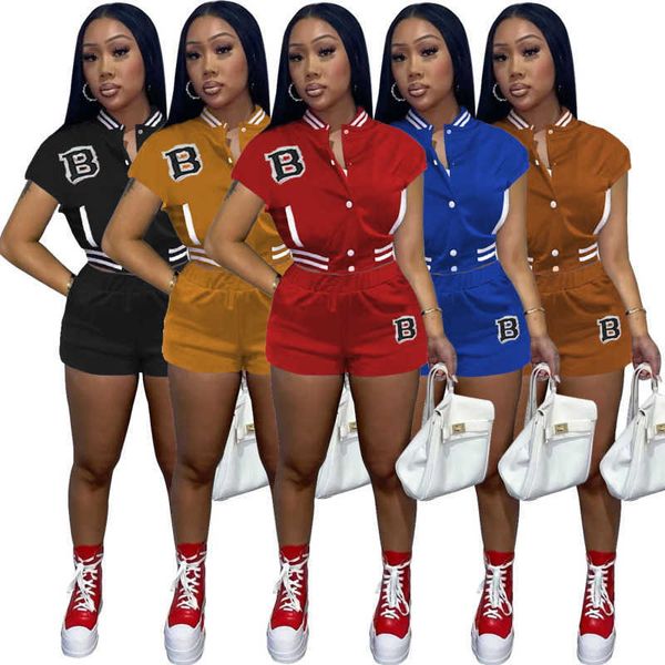 fashion sportswear women tracksuits burb designer tracksuit short jacket shorts two-piece womens baseball clothing cardigan coat pants suit, Gray
fashion sportswear women tracksuits burb designer tracksuit short jacket shorts two-piece womens baseball clothing cardigan coat pants suit, Gray