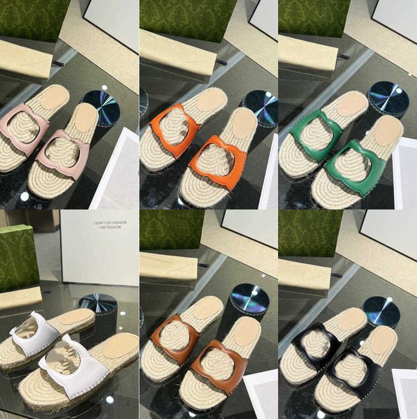 2023 designer suede leather slipper women's interlocking g cut-out slide luxury straw raffia woven hemp rope heel flat sandal summer sl, Black
2023 designer suede leather slipper women's interlocking g cut-out slide luxury straw raffia woven hemp rope heel flat sandal summer sl, Black