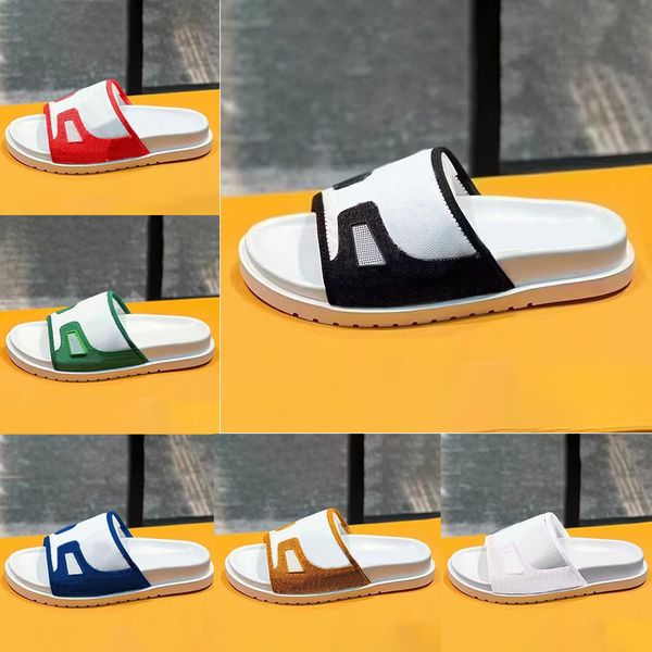 luxury trainer slides sandals mens designer slippers white black deep blue grey red flat slide fashion summer beach slipper flip flops women
luxury trainer slides sandals mens designer slippers white black deep blue grey red flat slide fashion summer beach slipper flip flops women