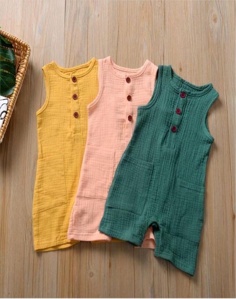 kids designer clothes baby big pocket rompers infant button cotton jumpsuits child summer solid round collar bodysuit newborn ones7359573, Blue
kids designer clothes baby big pocket rompers infant button cotton jumpsuits child summer solid round collar bodysuit newborn ones7359573, Blue