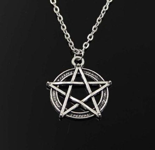 ship 20pcslot tibetan silve vintage style star pentagram charms long chain necklaces jewelry for women6010153, Silver
ship 20pcslot tibetan silve vintage style star pentagram charms long chain necklaces jewelry for women6010153, Silver