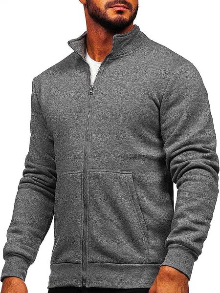 men's track jackets lightweight sweatshirts full zip up mock neck long sleeve with pocket, Black;brown
men's track jackets lightweight sweatshirts full zip up mock neck long sleeve with pocket, Black;brown