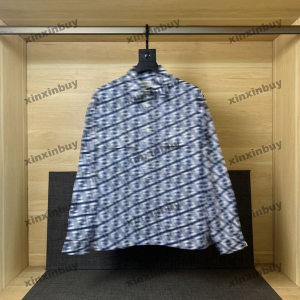 xinxinbuy men designer coat jacket paris double letter jacquard roma long sleeve cotton women blue black m-2xl, Black;brown
xinxinbuy men designer coat jacket paris double letter jacquard roma long sleeve cotton women blue black m-2xl, Black;brown