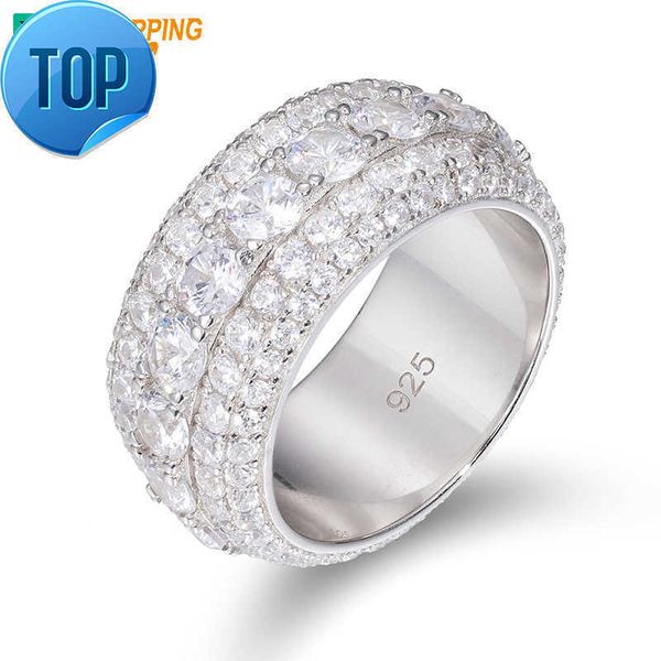 dropshipping pass diamond tester 5 rows vvs moissanite diamond finger ring 925 sterling silver hip hop jewelry
dropshipping pass diamond tester 5 rows vvs moissanite diamond finger ring 925 sterling silver hip hop jewelry