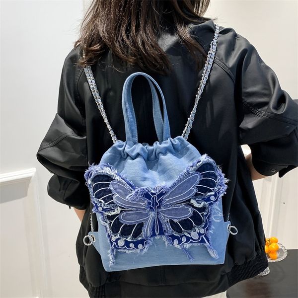women korean chain backpack female student butterfly canvas bag fashion luxury designer shoulder bag travel casual women's handbag
women korean chain backpack female student butterfly canvas bag fashion luxury designer shoulder bag travel casual women's handbag