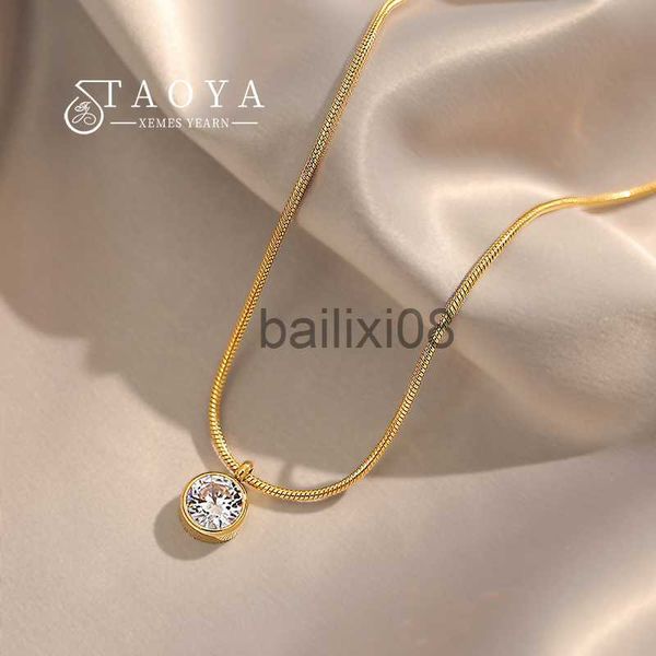 pendant necklaces 2022 new simple design shiny zircon pendant stainless steel gold colour neckle girls' collar chain fashion jewelry fo, Silver
pendant necklaces 2022 new simple design shiny zircon pendant stainless steel gold colour neckle girls' collar chain fashion jewelry fo, Silver