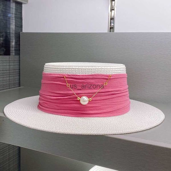summer white straw hat rinbow band pearls women hat wide brim ladies boater hat skimmer dress beach wedding party church fedoras l230620, Blue;gray
summer white straw hat rinbow band pearls women hat wide brim ladies boater hat skimmer dress beach wedding party church fedoras l230620, Blue;gray