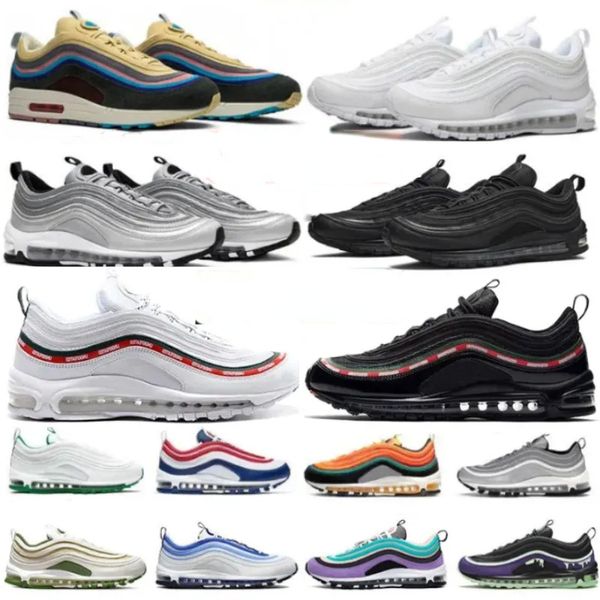 silver 97 bullet running shoes mens women 97s undefeated triple black trainers sneakers
silver 97 bullet running shoes mens women 97s undefeated triple black trainers sneakers