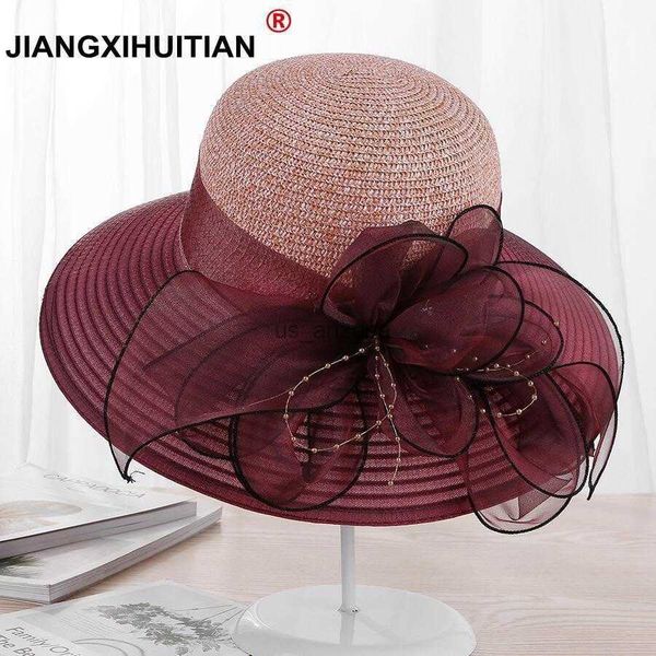 2018 new large wide brim hats organza flower sun hats ladies kentucky derby wedding party dress floppy summer hats for women l230620, Blue;gray
2018 new large wide brim hats organza flower sun hats ladies kentucky derby wedding party dress floppy summer hats for women l230620, Blue;gray