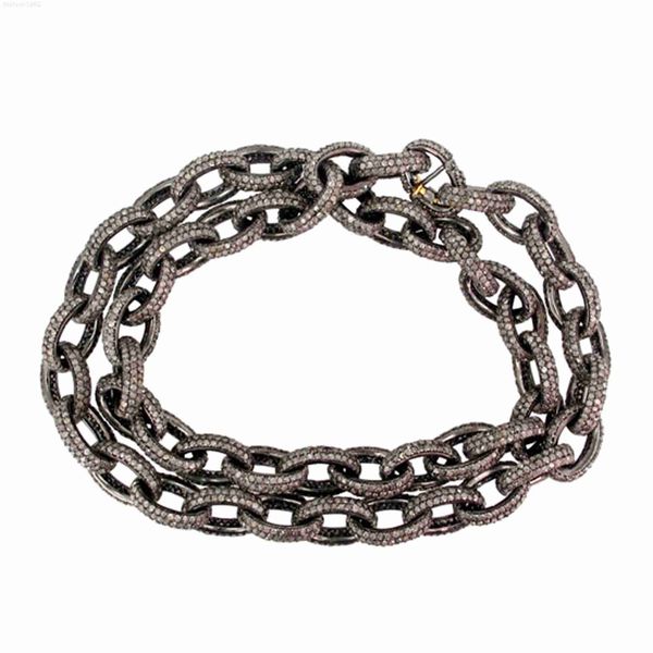 natural pave diamond handmade fine jewelry manufacturer 925 sterling silver link chain necklace wholesale jewelry
natural pave diamond handmade fine jewelry manufacturer 925 sterling silver link chain necklace wholesale jewelry
