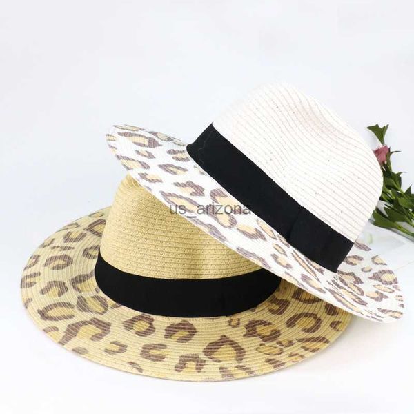 classics women and men summer outdoor travel sunscreen fedora straw hat leopard printing vintage jazz wide brim straw hat l230620, Blue;gray
classics women and men summer outdoor travel sunscreen fedora straw hat leopard printing vintage jazz wide brim straw hat l230620, Blue;gray