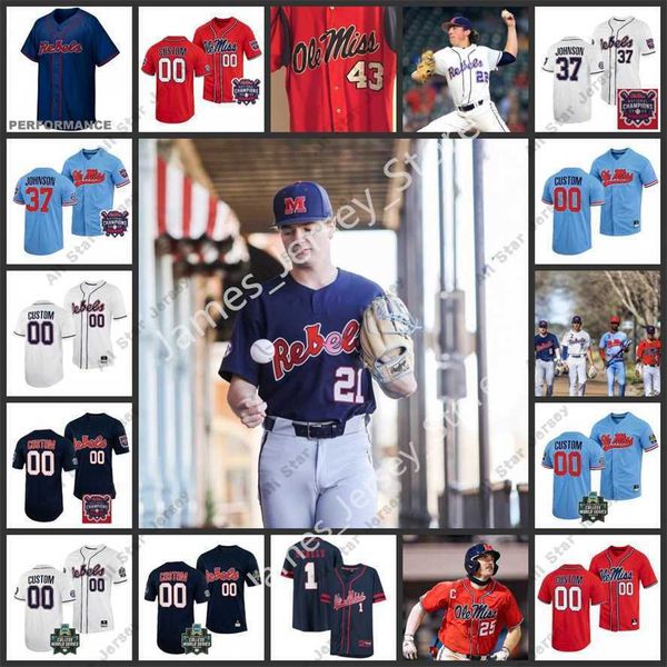 college baseball wears ncaa custom stitched ole miss rebels baseball jersey logan savell jack dougherty garrett wood cole baker dylan deluci, Blue;black
college baseball wears ncaa custom stitched ole miss rebels baseball jersey logan savell jack dougherty garrett wood cole baker dylan deluci, Blue;black