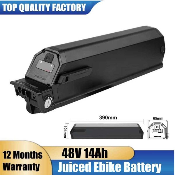 Image of Eahora AM100 AM200 Replacement Electric Bike Battery Dorado 48V 12.8Ah 14Ah Aventon Pace 500 M2S Ebike Lithium Battery w/Charger