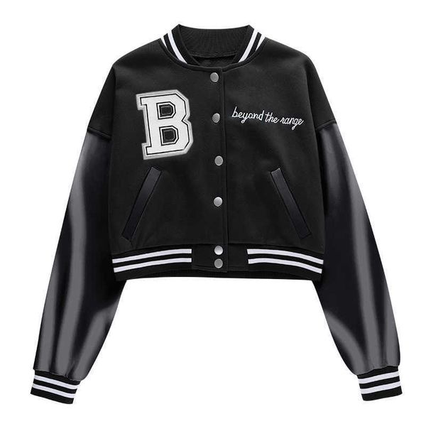 fashion sportswear women baseball jackets burb designer jacket embroidered cardigan coat womens leather patched sweatshirt, Black;brown
fashion sportswear women baseball jackets burb designer jacket embroidered cardigan coat womens leather patched sweatshirt, Black;brown