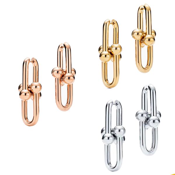 new fashion sterling silver long u shape stud earring design chain link earrings for women man heart love hardwear wedding party designer je, Golden;silver
new fashion sterling silver long u shape stud earring design chain link earrings for women man heart love hardwear wedding party designer je, Golden;silver