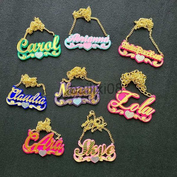 pendant necklaces rylic made little kids personalized nameplates pendant neckle j230620, Silver
pendant necklaces rylic made little kids personalized nameplates pendant neckle j230620, Silver