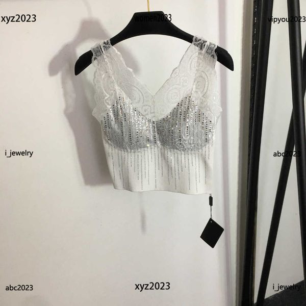 luxury fashion women camis waistcoat shining diamond design lace bra strap summer designer girl tank top, White
luxury fashion women camis waistcoat shining diamond design lace bra strap summer designer girl tank top, White
