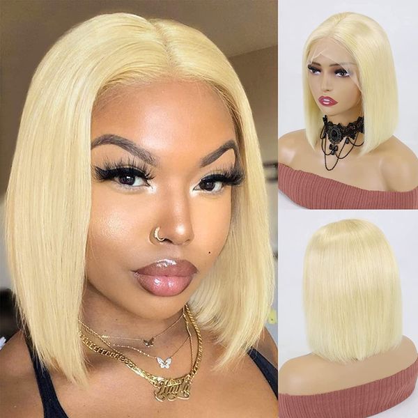 short bob wig 613 blonde honey 13x4 lace front human hair wigs brazilian bone straight human hair bob wig transparent front wig, Black;brown
short bob wig 613 blonde honey 13x4 lace front human hair wigs brazilian bone straight human hair bob wig transparent front wig, Black;brown