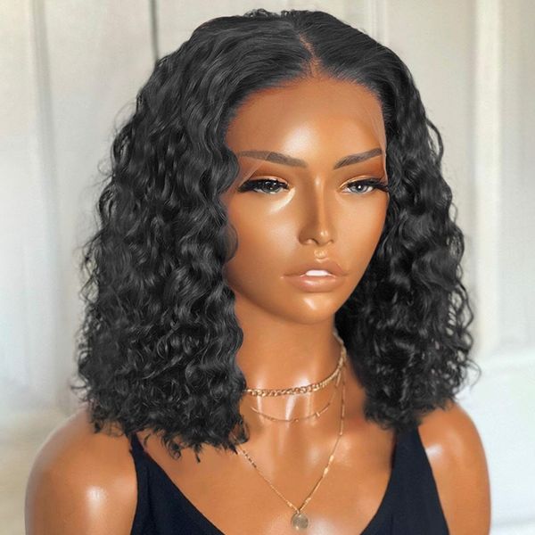 brazilian short bob water curly 13x6 lace front human hair wigs transparent frontal wig loose deep wave wig, Black;brown
brazilian short bob water curly 13x6 lace front human hair wigs transparent frontal wig loose deep wave wig, Black;brown