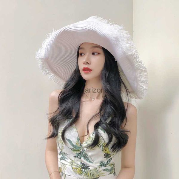 202303-panshi-maobian summer big brim black paper grass tassel beach lady sun cap women leisure hat l230620, Blue;gray
202303-panshi-maobian summer big brim black paper grass tassel beach lady sun cap women leisure hat l230620, Blue;gray