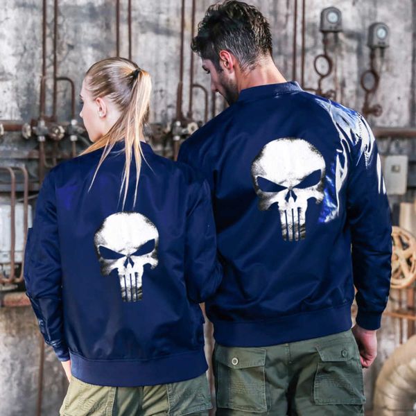 spring and autumn new style pilot military suit air force one skull men's jacket leather motorcycle jackets brand mens men styles, Black
spring and autumn new style pilot military suit air force one skull men's jacket leather motorcycle jackets brand mens men styles, Black
