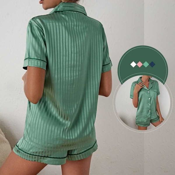 women's sleep lounge women pajamas faux silk satin pyjama sets short sleeve two piece sleepwear pyjamas set new set woman 2 pieces
women's sleep lounge women pajamas faux silk satin pyjama sets short sleeve two piece sleepwear pyjamas set new set woman 2 pieces