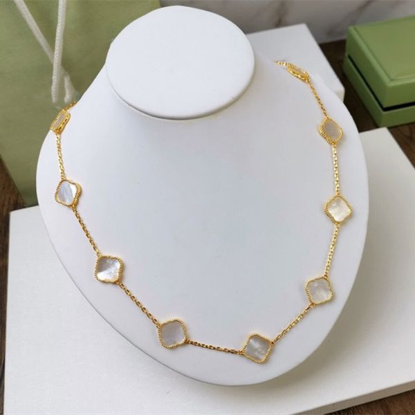 designer van clover pendant necklaces luxury four-leaf charm necklace women flower jewelry woman choker 456, Silver
designer van clover pendant necklaces luxury four-leaf charm necklace women flower jewelry woman choker 456, Silver