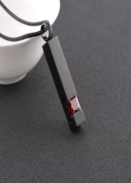 sb0007 red birthstone inlay black bar cremation necklace custom engraving human cremation pendant funeral urn ashes locket3521040, Silver
sb0007 red birthstone inlay black bar cremation necklace custom engraving human cremation pendant funeral urn ashes locket3521040, Silver