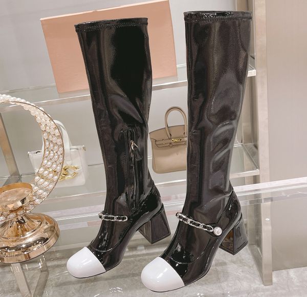 stretch nappa leather thong fashion boot designer women platform calfskin sandals quality walk show roman boots, Black
stretch nappa leather thong fashion boot designer women platform calfskin sandals quality walk show roman boots, Black