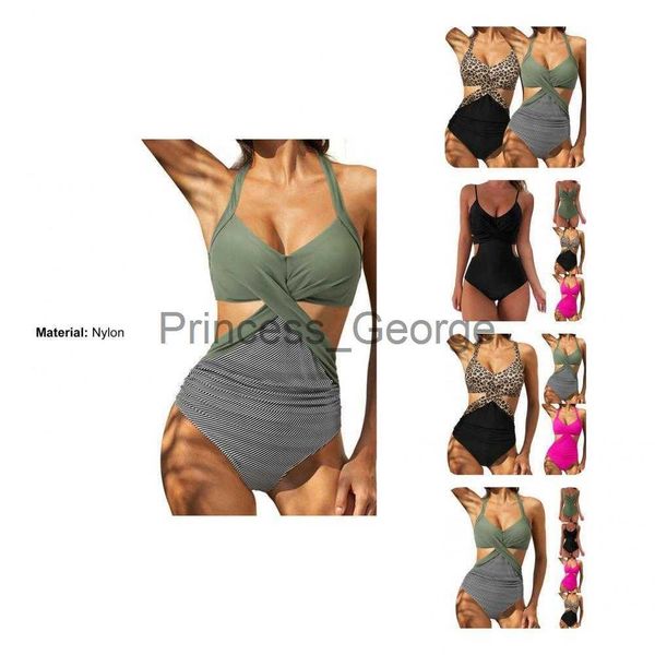 women's plus size swimwear no underwire comfy bikini set with detachable pad leopard print swimwear soft for swimming x0621, Black
women's plus size swimwear no underwire comfy bikini set with detachable pad leopard print swimwear soft for swimming x0621, Black