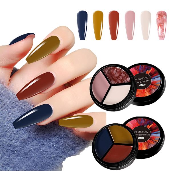 buriburi 3 in 1 solid gel nail polish, pudding gel polish palette uv soaking gel for nail salon starter nail kit (3s-19-24), Red;pink
buriburi 3 in 1 solid gel nail polish, pudding gel polish palette uv soaking gel for nail salon starter nail kit (3s-19-24), Red;pink