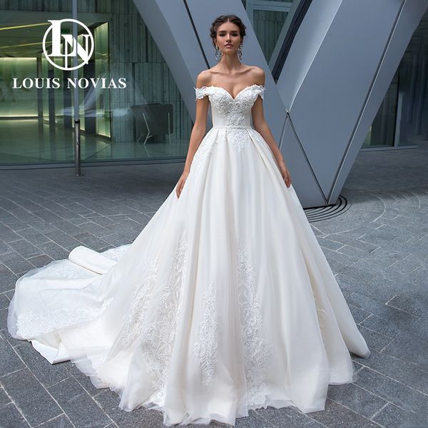 a-line wedding dress off the shoulder 2023 sweetheart beading crystal appliques tulle dress for bride vestidos de novia, White
a-line wedding dress off the shoulder 2023 sweetheart beading crystal appliques tulle dress for bride vestidos de novia, White