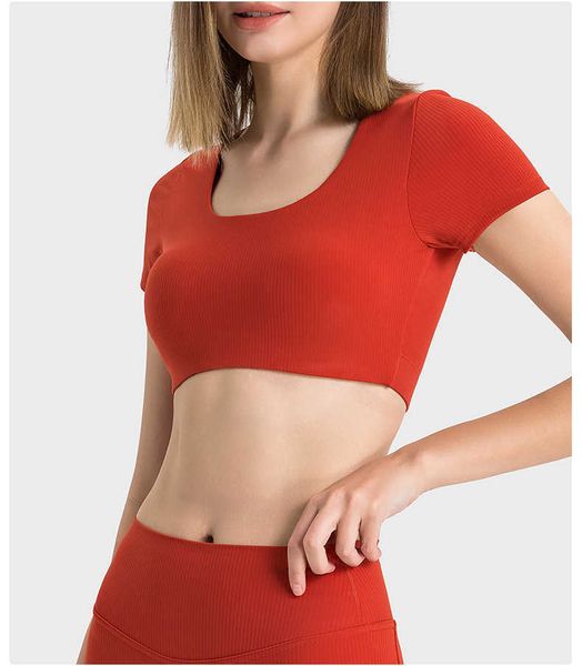 l-018 yoga womens clothing underwear outdoor jogging gym yoga sports bra fitness bra ribbed fabric short woman t-shirts sportswear summer su
l-018 yoga womens clothing underwear outdoor jogging gym yoga sports bra fitness bra ribbed fabric short woman t-shirts sportswear summer su