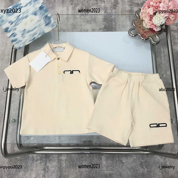 2023 kids tracksuits designer baby clothes summer suits 2pcs polo neck short sleeved t-shirt and logo printed shorts #multiple product, White
2023 kids tracksuits designer baby clothes summer suits 2pcs polo neck short sleeved t-shirt and logo printed shorts #multiple product, White