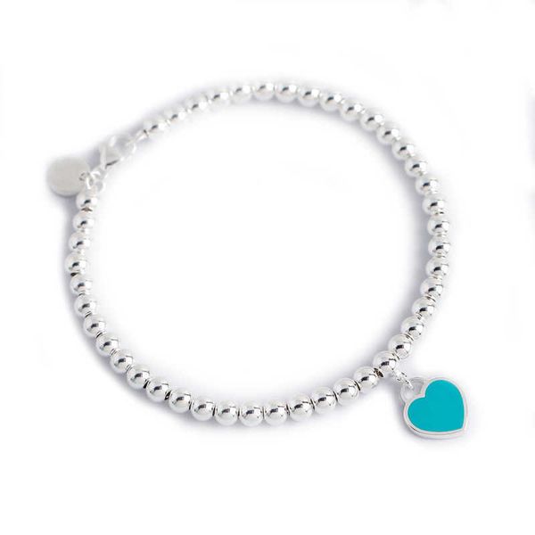 tiyuni network red gift tiffay same style enamel blue heart bracelet 925 sterling silver love ball buddha bead, Golden;silver
tiyuni network red gift tiffay same style enamel blue heart bracelet 925 sterling silver love ball buddha bead, Golden;silver
