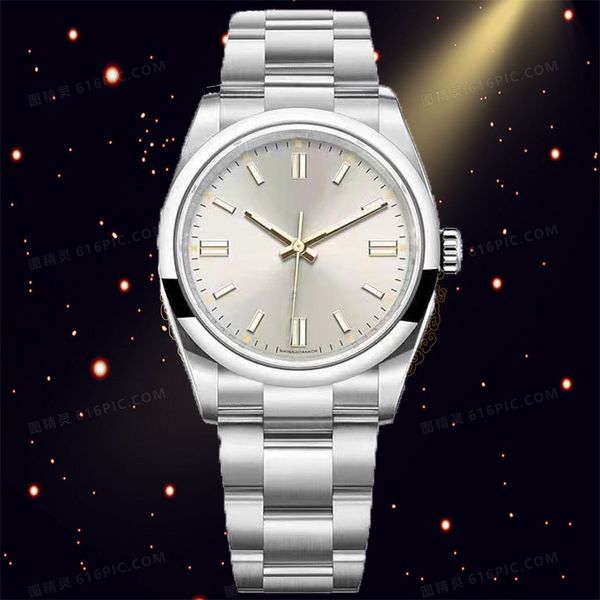 women's watch 36 41mm oyster watch waterproof 2813 automatic movement automatic mechanical watch stainless steel band ceramic ring fold, Slivery;brown
women's watch 36 41mm oyster watch waterproof 2813 automatic movement automatic mechanical watch stainless steel band ceramic ring fold, Slivery;brown
