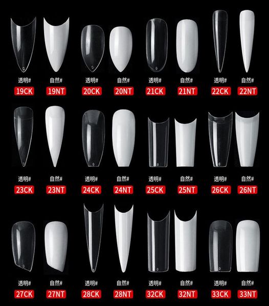 500pcsbag natural clear false acrylic nail tips fullhalf cover french sharp coffin ballerina fake nails uv gel manicure tools hp8941679, Red;gold
500pcsbag natural clear false acrylic nail tips fullhalf cover french sharp coffin ballerina fake nails uv gel manicure tools hp8941679, Red;gold