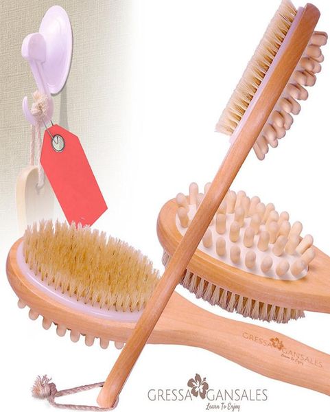 2in1 sided natural bristles spa shower brush bath body massage brushes wooden long handle scrubber9141045
2in1 sided natural bristles spa shower brush bath body massage brushes wooden long handle scrubber9141045