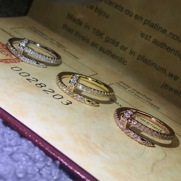 2022 love ring nail design diamond rings titanium steel wedding engagement party jewelry accessories couple gifts classic gold sil3544687, Silver
2022 love ring nail design diamond rings titanium steel wedding engagement party jewelry accessories couple gifts classic gold sil3544687, Silver