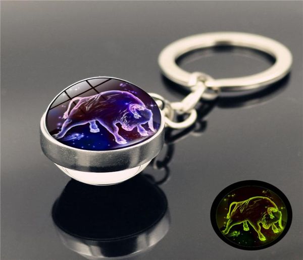 12 constellation luminous keychain glass ball pendant zodiac glow in the dark key chain holder men women birthday gift5414837, Silver
12 constellation luminous keychain glass ball pendant zodiac glow in the dark key chain holder men women birthday gift5414837, Silver