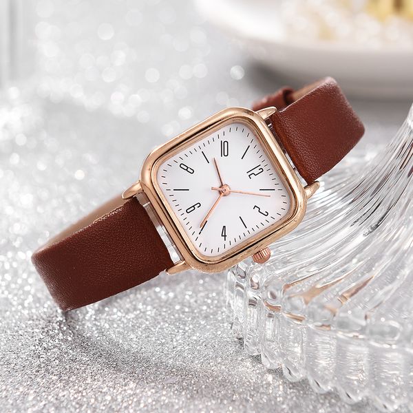 luxury ladies watches red leather strap casual business women watch sports quartz wristwatches digital dial clock, Slivery;brown
luxury ladies watches red leather strap casual business women watch sports quartz wristwatches digital dial clock, Slivery;brown