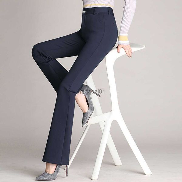 classic vintage high waist flare pants for women stretch casual straigh trousers office lady suit pants pantalones de mujer l230621, Black;white
classic vintage high waist flare pants for women stretch casual straigh trousers office lady suit pants pantalones de mujer l230621, Black;white